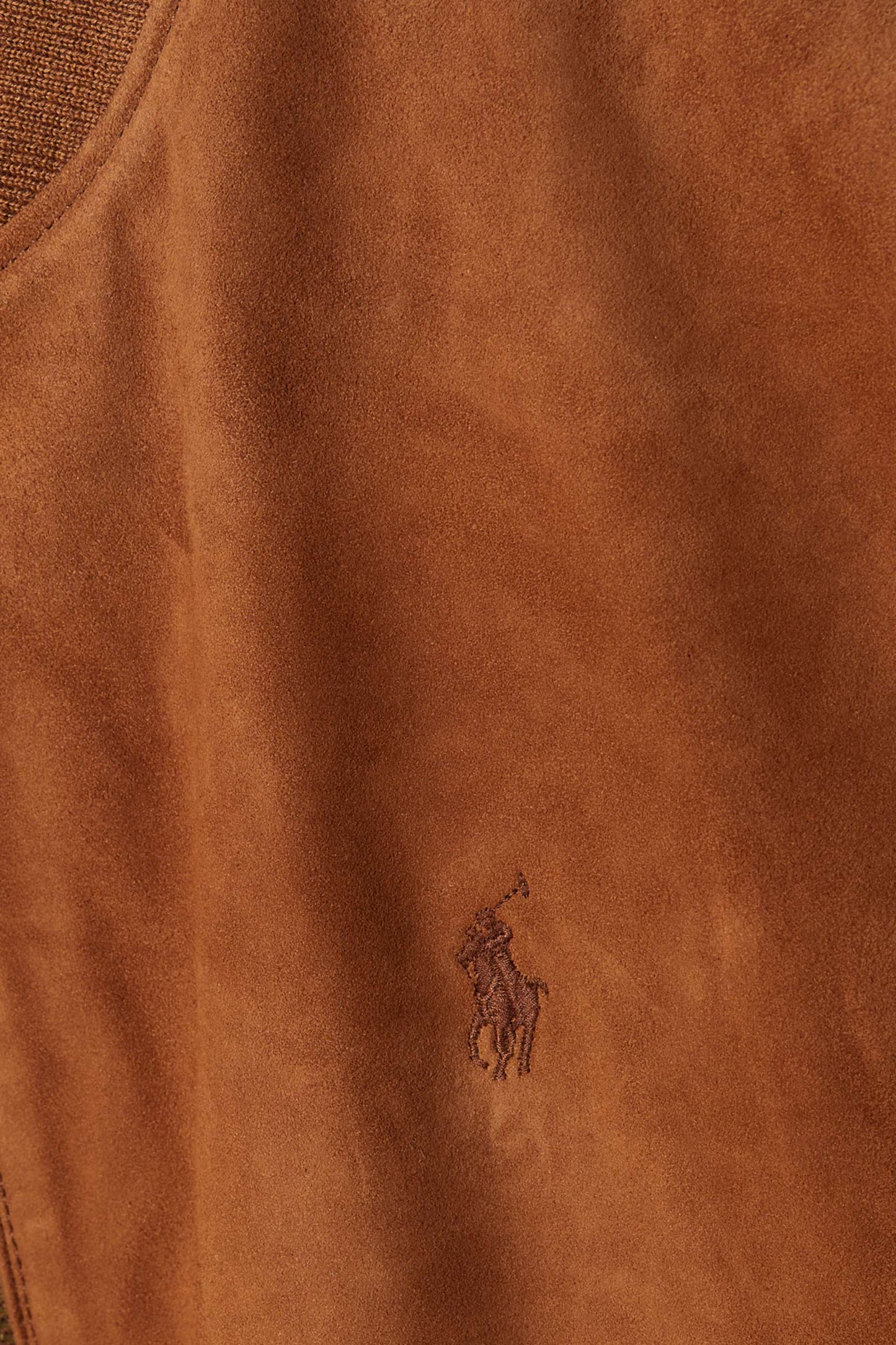 Polo Ralph Lauren brun jakke i semsket
