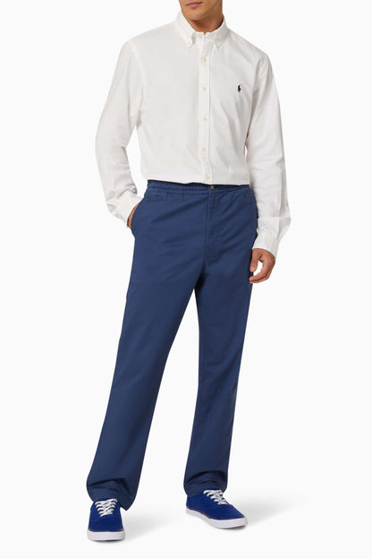 Polo Ralph Lauren hvit slim fit-skjorte