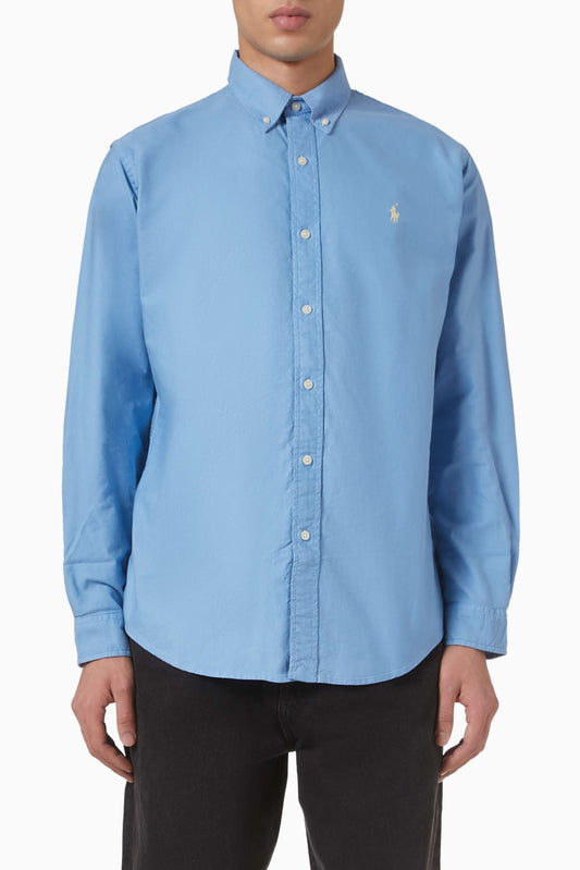 Polo Ralph Lauren blå poloskjorte