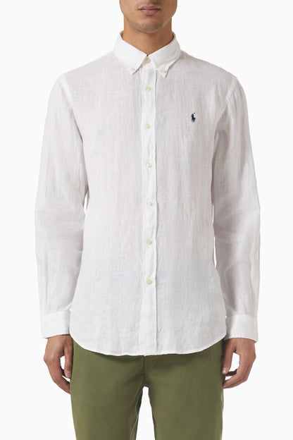 Polo Ralph Lauren hvit ponyskjorte