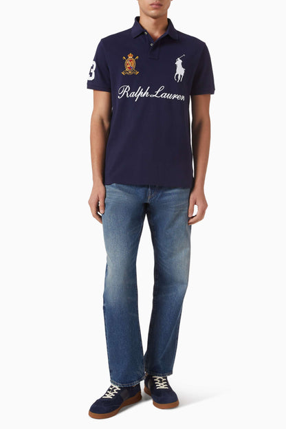 Polo Ralph Lauren blå polo-T-skjorte