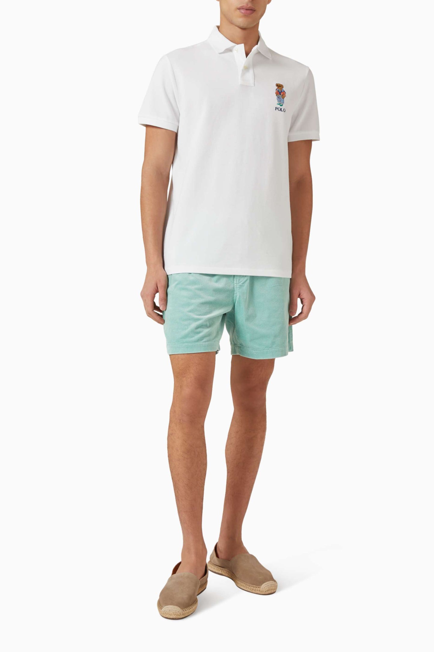 Polo Ralph Lauren hvit polo-T-skjorte