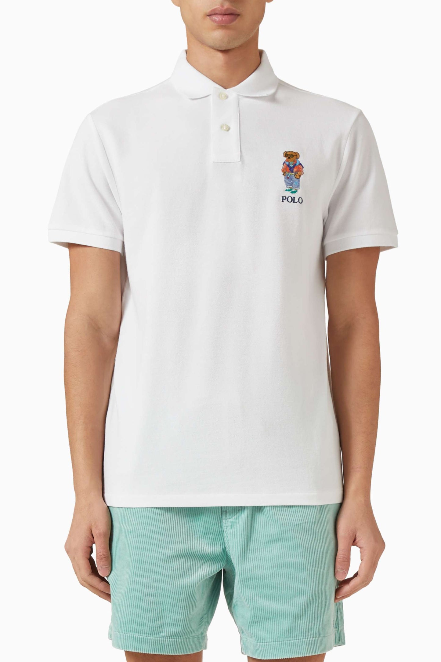 Polo Ralph Lauren hvit polo-T-skjorte
