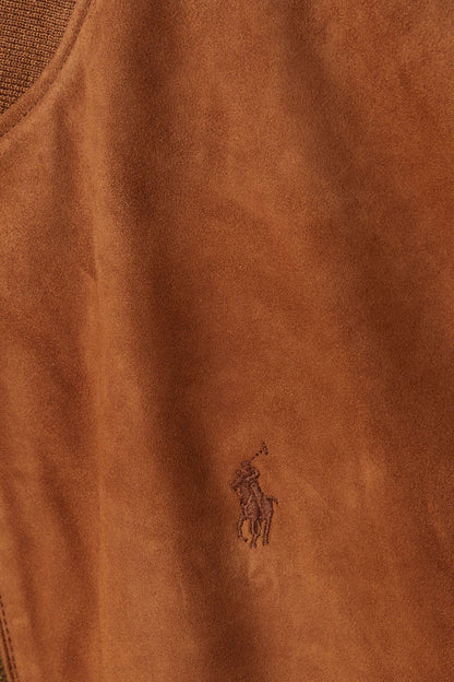 Polo Ralph Lauren brun jakke i semsket