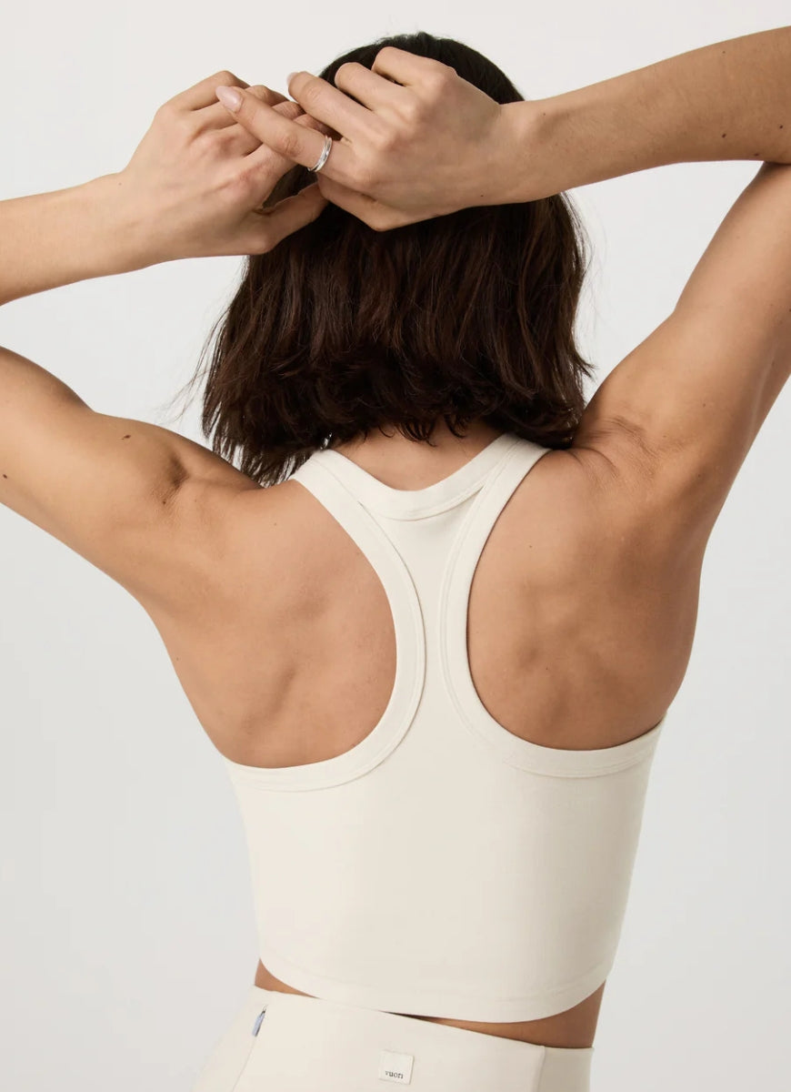 Racerback-tank-top med høy rygg