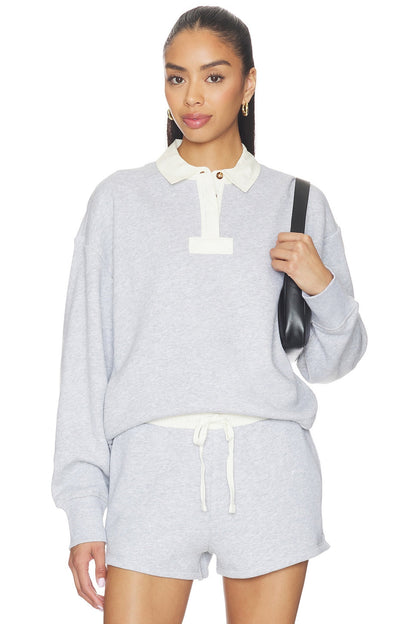 Vintage Terry Oversized Polo Genser i