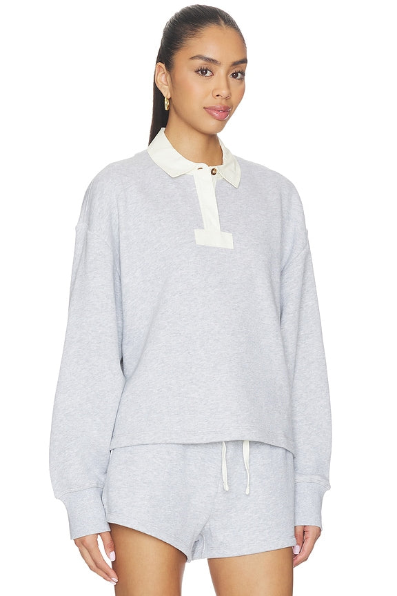 Vintage Terry Oversized Polo Genser i