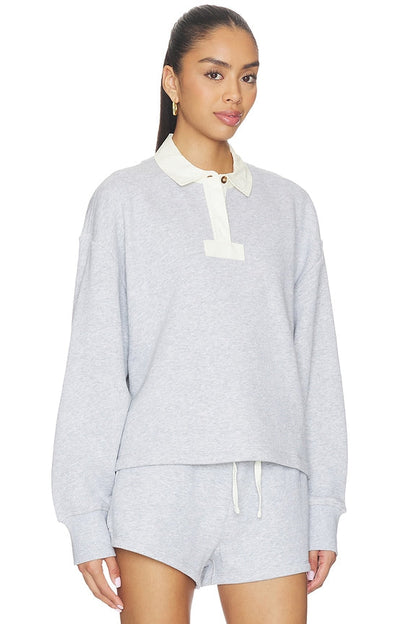 Vintage Terry Oversized Polo Genser i
