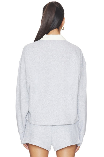 Vintage Terry Oversized Polo Genser i