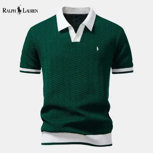 Ralph Lauren® | Prestige Contrast Polo – Italian Edition, slim fit (tettsittende / skreddersydd)