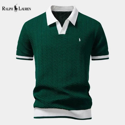 Ralph Lauren® | Prestige Contrast Polo – Italian Edition, slim fit (tettsittende / skreddersydd)