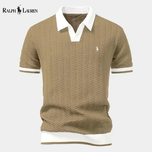 Ralph Lauren® | Prestige Contrast Polo – Italian Edition, slim fit (tettsittende / skreddersydd)