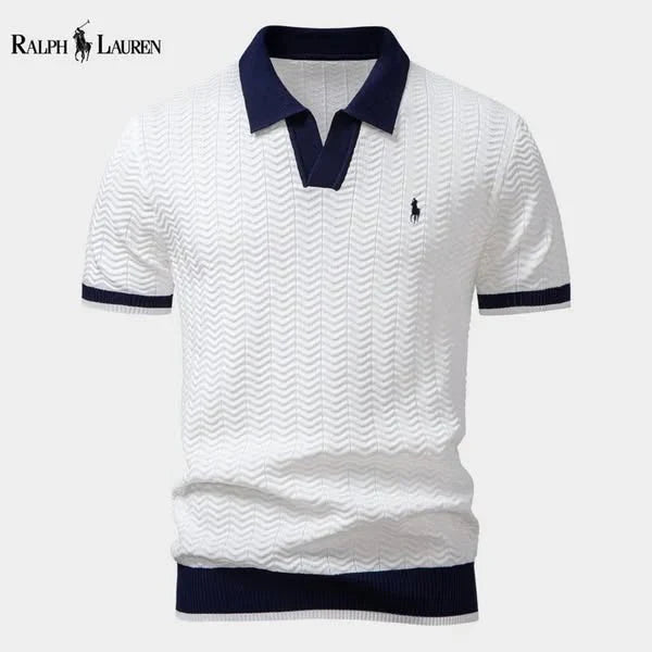 Ralph Lauren® | Prestige Contrast Polo – Italian Edition, slim fit (tettsittende / skreddersydd)