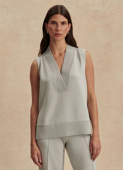 Freida-tanktop med V-hals